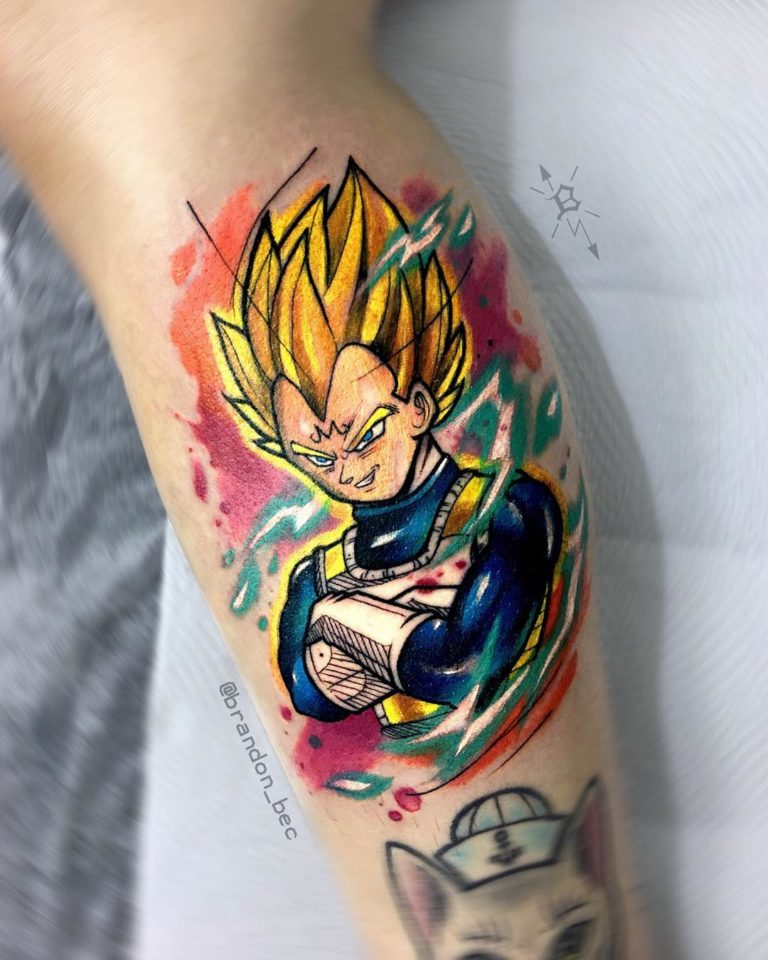 Vegeta Tattoo Tatuagens