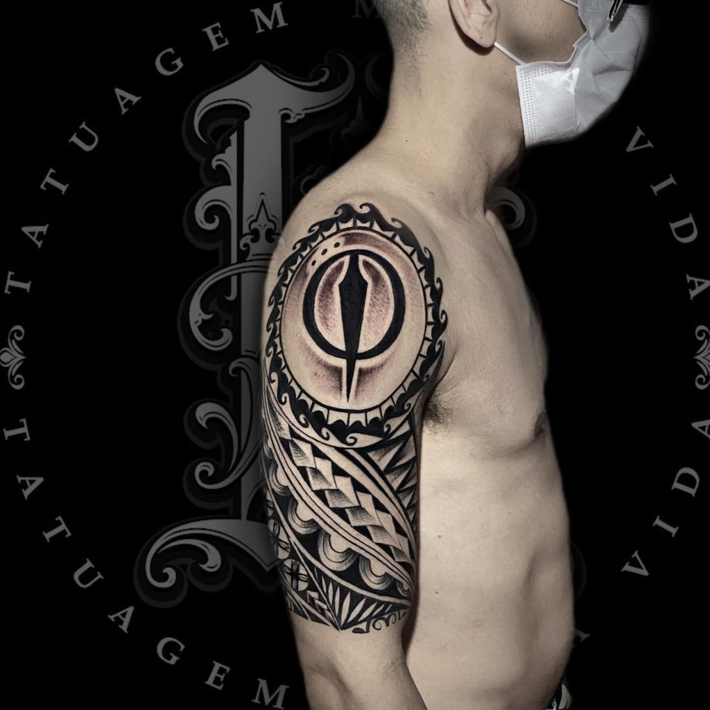 tribal maori tatuagem