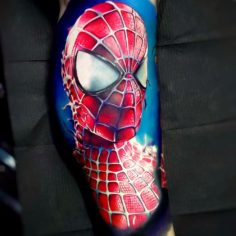 spider man tattoo