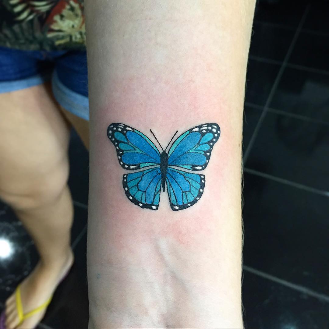 Borboleta Azul - Tattoo | Tatuagens