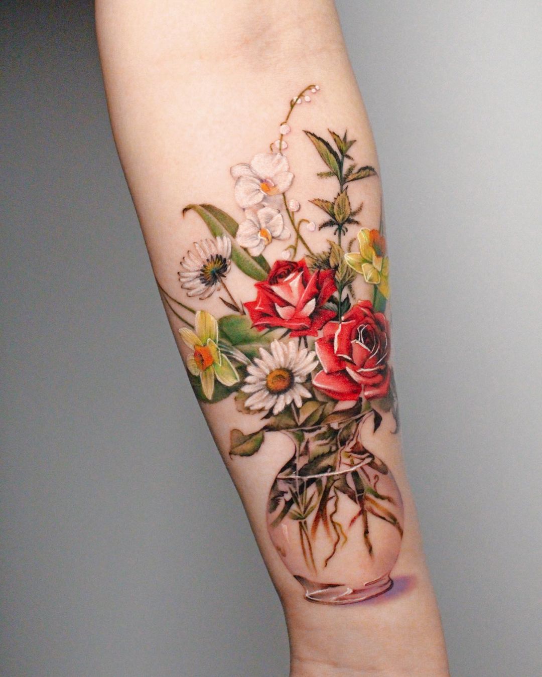 Flores Coloridas - Tattoo | Tatuagens