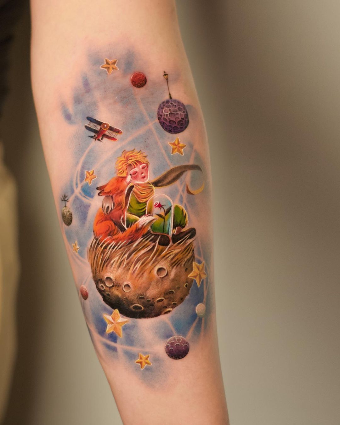 Tatuagem De Principe Tatuagem Minimalista Do Pequeno Príncipe