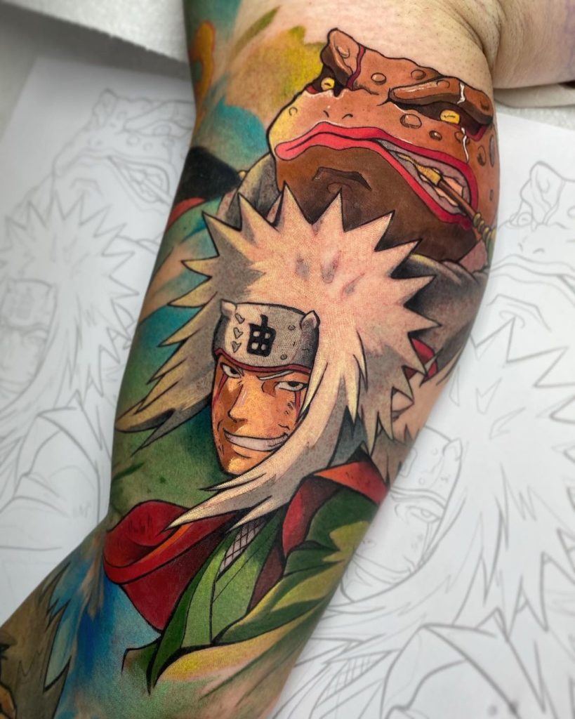 Uzumaki Naruto Hatake Kakashi Jiraiya Adaga Tatuagem Lapela Pinos