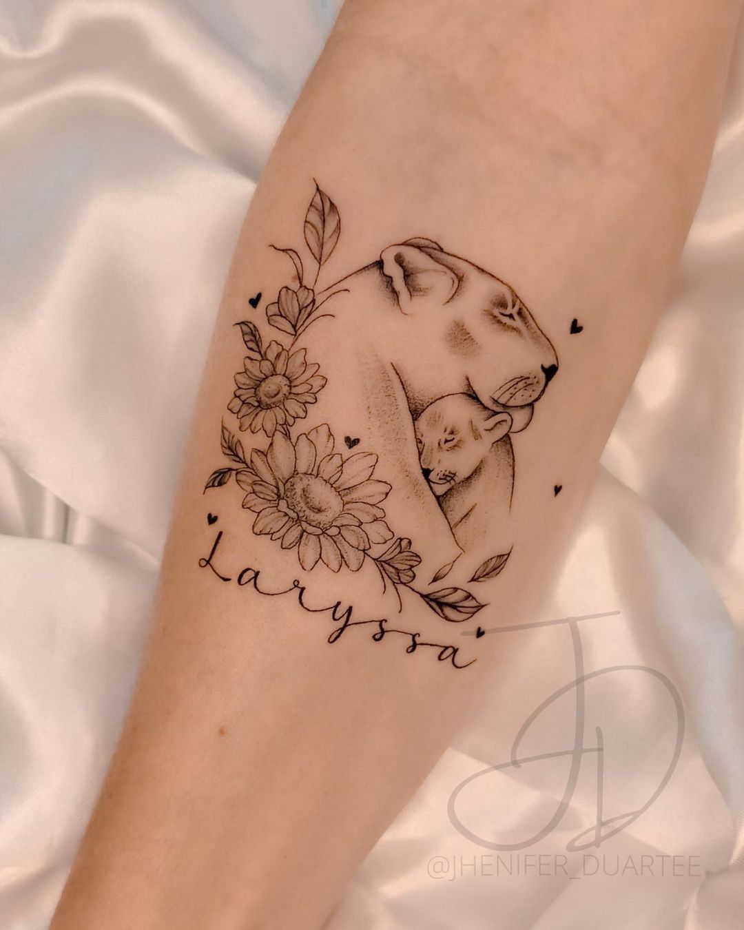Tatuagem Tradicional De Leoa
